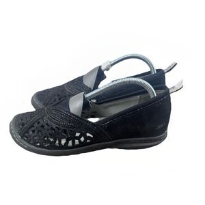 JBU by Jambu Women's Florida Comfort Shoe slip-on Black Shimmer Size‎ 7M